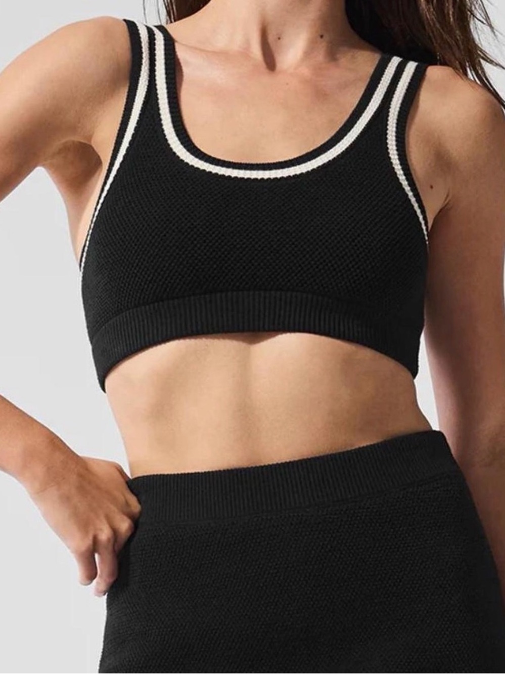 ALO Tennis Club Sweater Knit Bra